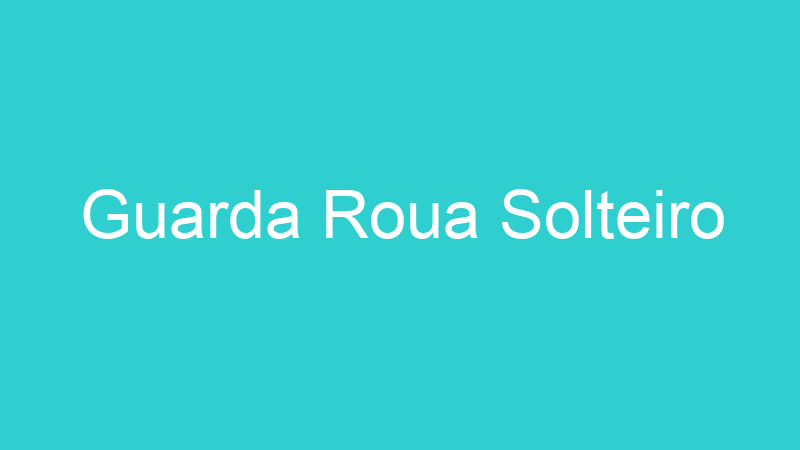 Guarda Roua Solteiro