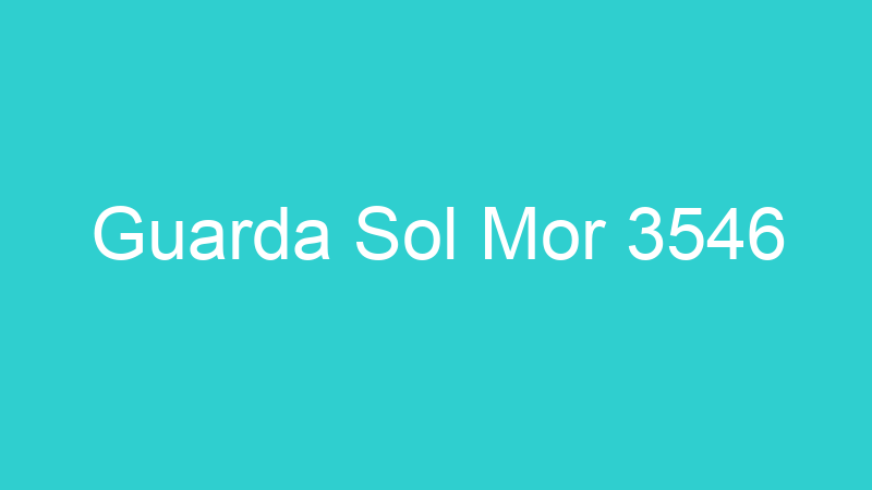 Guarda Sol Mor 3546