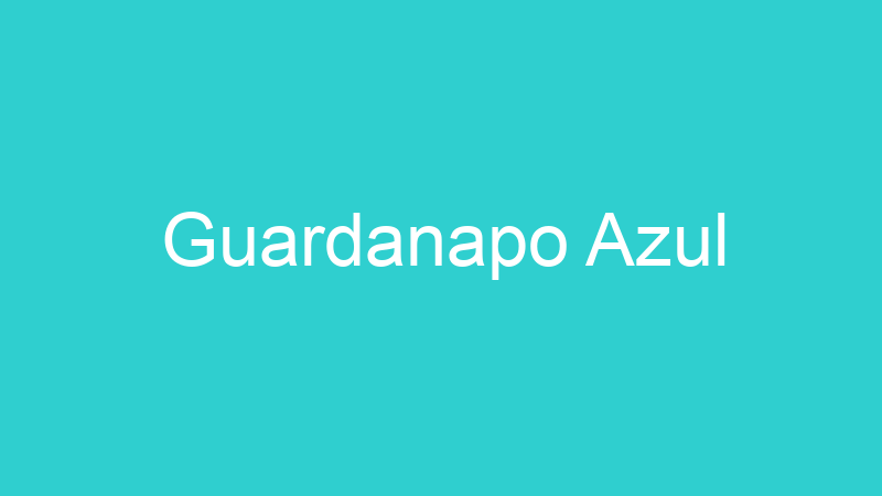 Guardanapo Azul