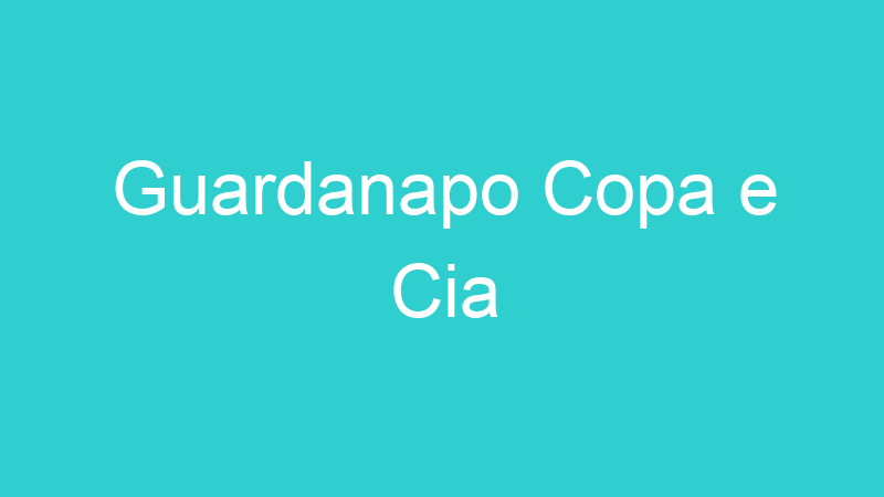 Guardanapo Copa e Cia