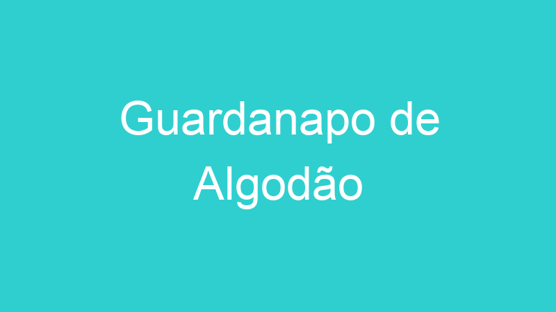 Guardanapo de Algodão