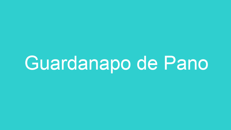 Guardanapo de Pano