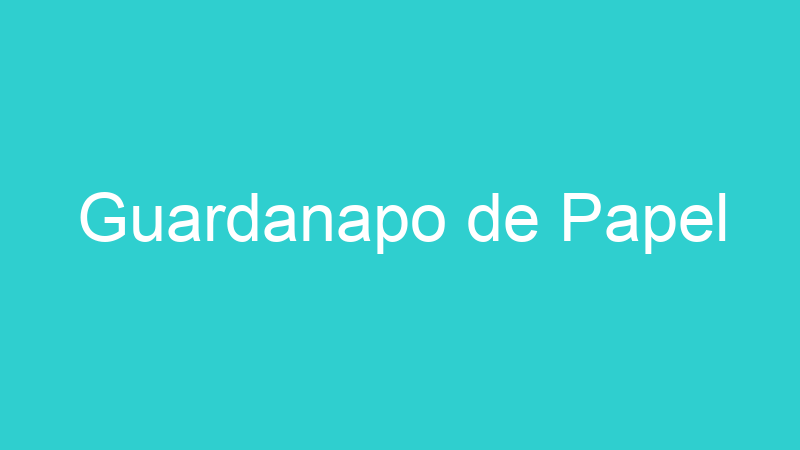 Guardanapo de Papel
