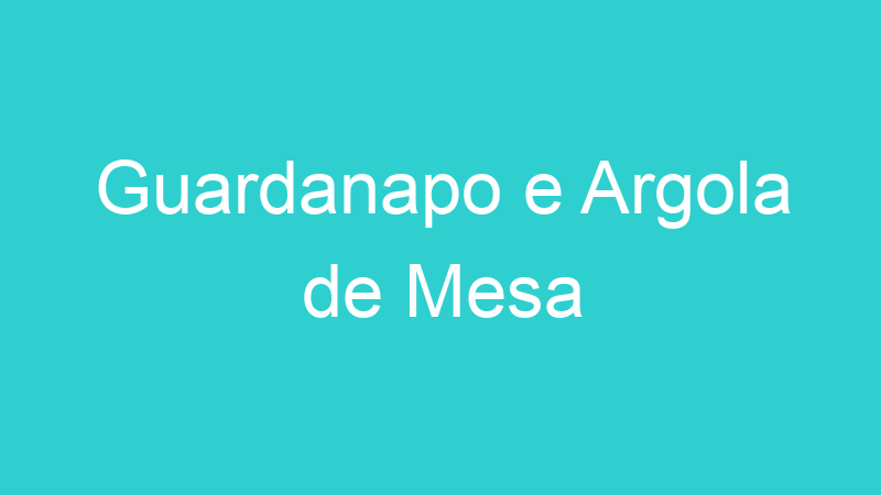 Guardanapo e Argola de Mesa