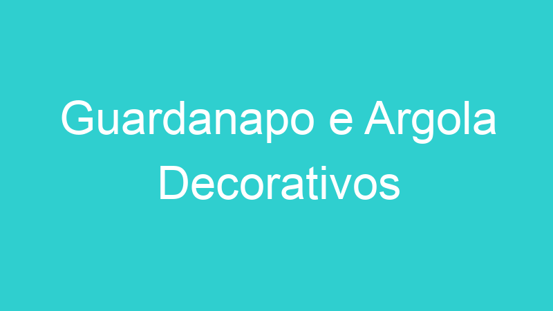 Guardanapo e Argola Decorativos