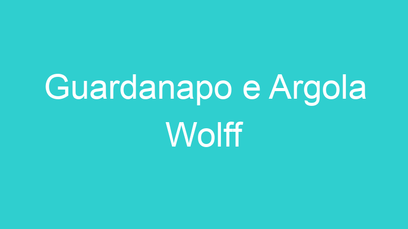 Guardanapo e Argola Wolff