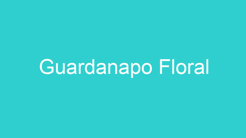 Guardanapo Floral