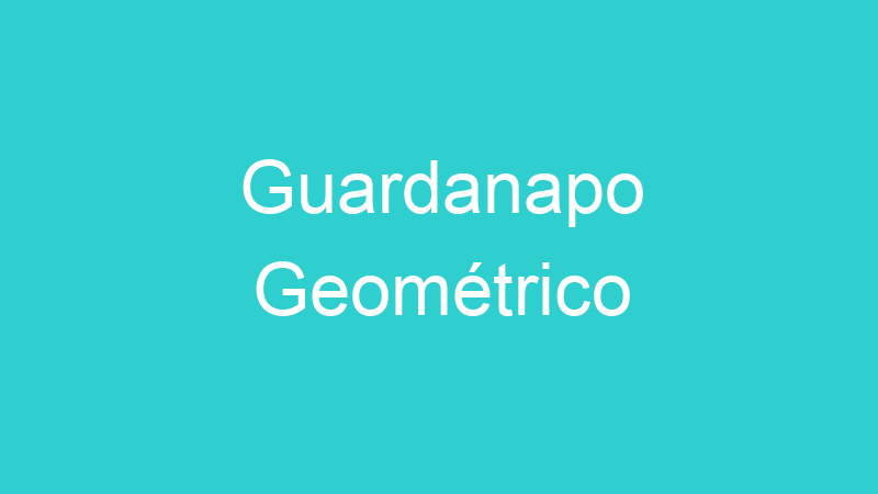 Guardanapo Geométrico