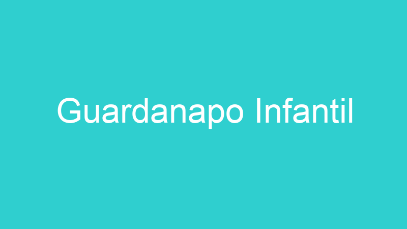 Guardanapo Infantil