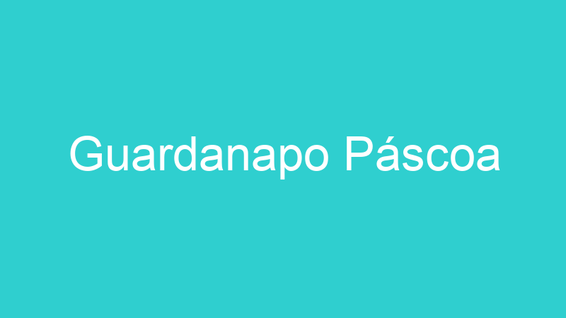 Guardanapo Páscoa