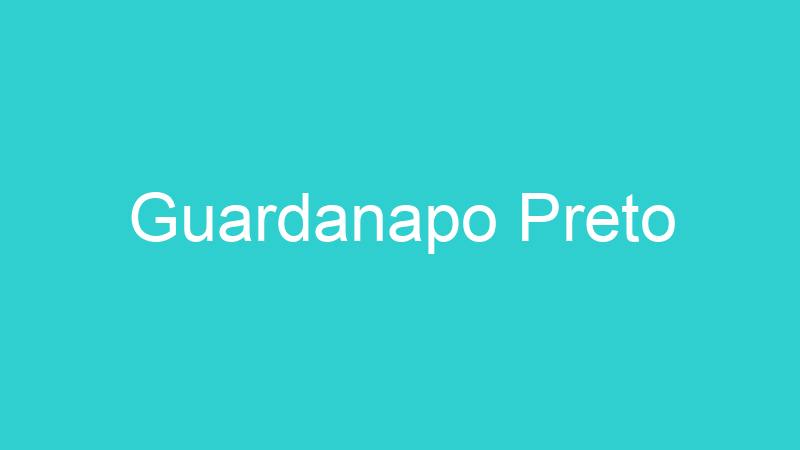 Guardanapo Preto
