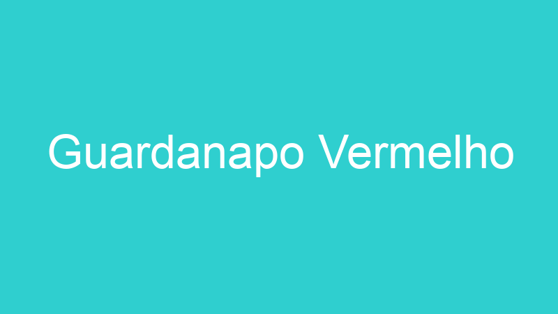 Guardanapo Vermelho