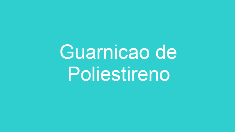 Guarnicao de Poliestireno