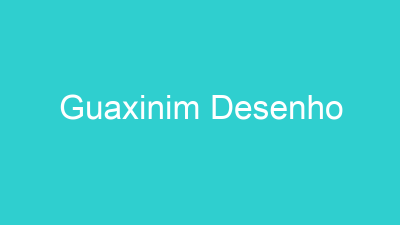 Guaxinim Desenho