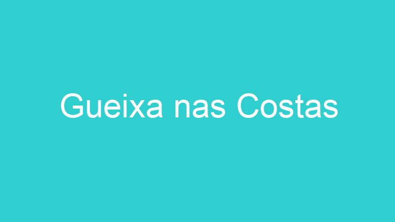 Gueixa nas Costas