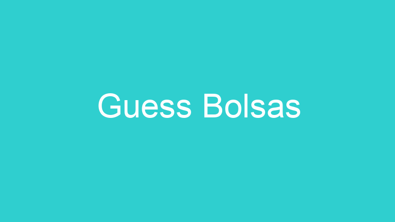 Guess Bolsas