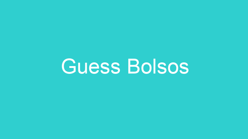 Guess Bolsos