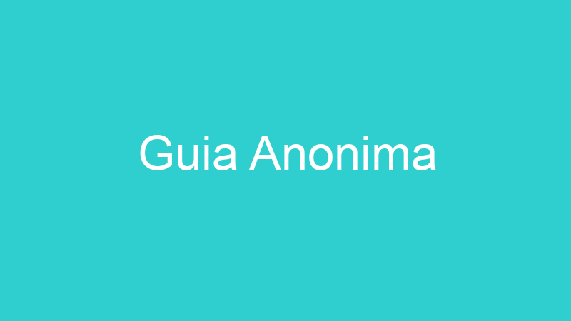 Guia Anonima