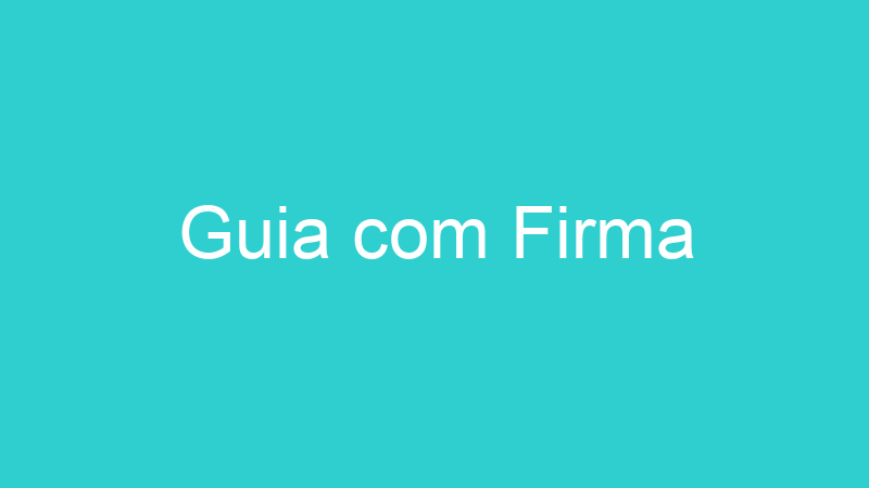 Guia com Firma