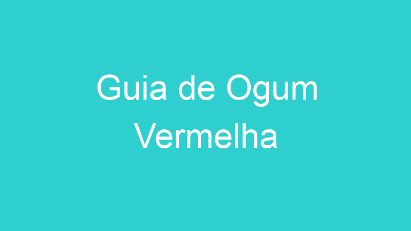 Guia de Ogum Vermelha