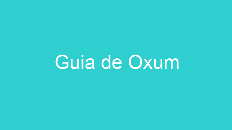 Guia de Oxum