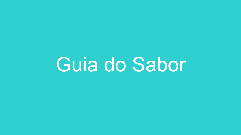 Guia do Sabor