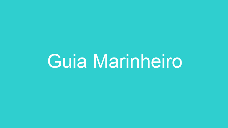 Guia Marinheiro