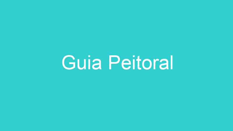 Guia Peitoral