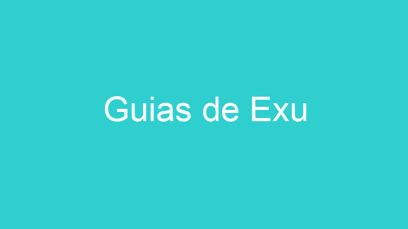 Guias de Exu