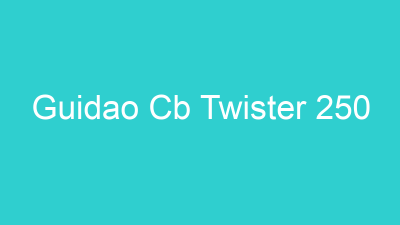 Guidao Cb Twister 250