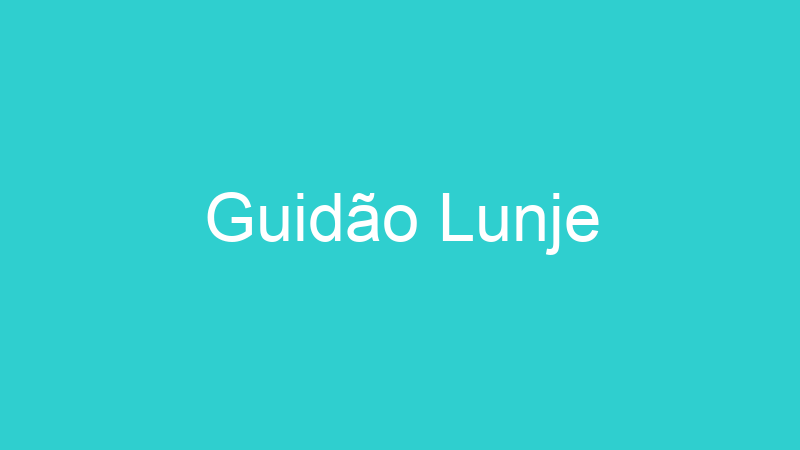Guidão Lunje