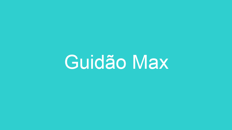 Guidão Max