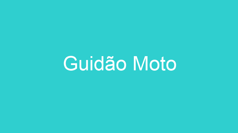 Guidão Moto