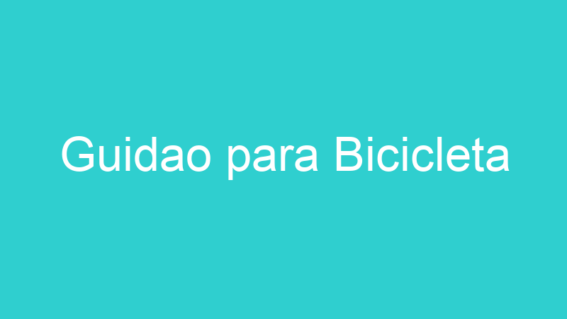 Guidao para Bicicleta