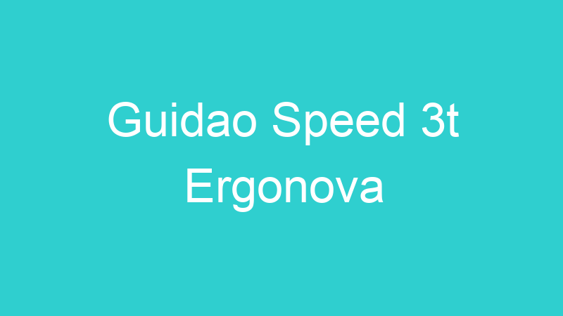 Guidao Speed 3t Ergonova
