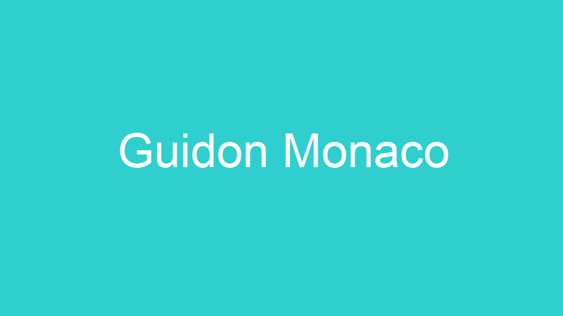 Guidon Monaco