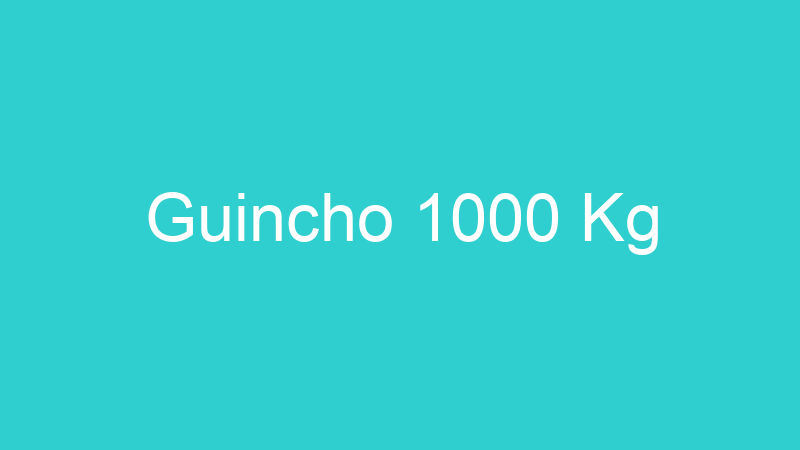 Guincho 1000 Kg