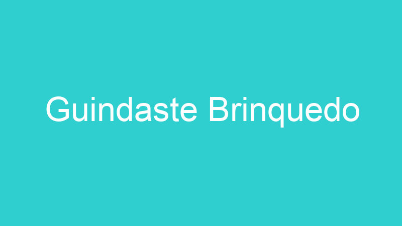 Guindaste Brinquedo