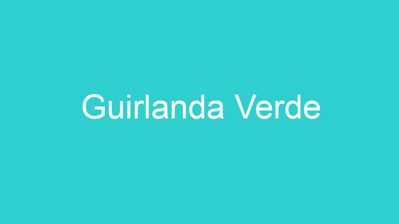 Guirlanda Verde