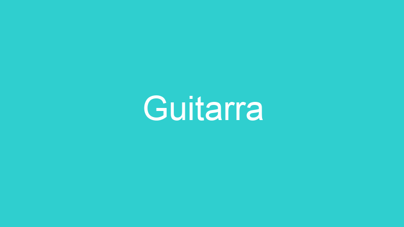 Guitarra