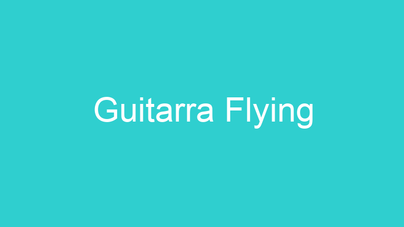 Guitarra Flying