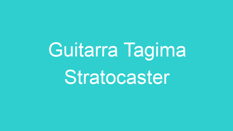 Guitarra Tagima Stratocaster