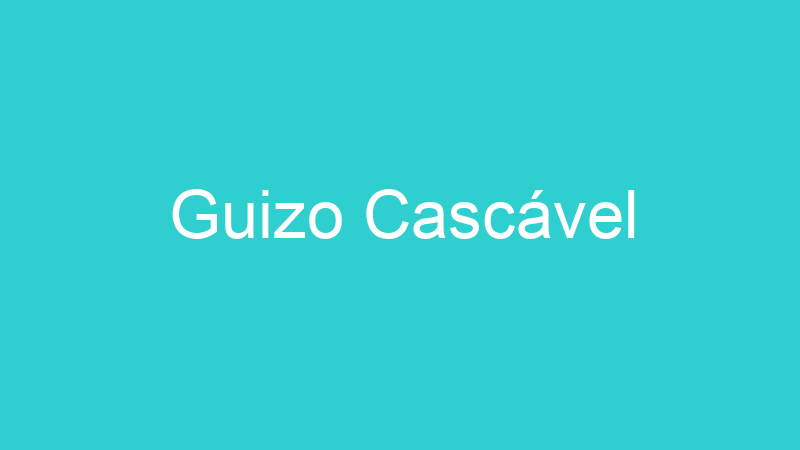 Guizo Cascável