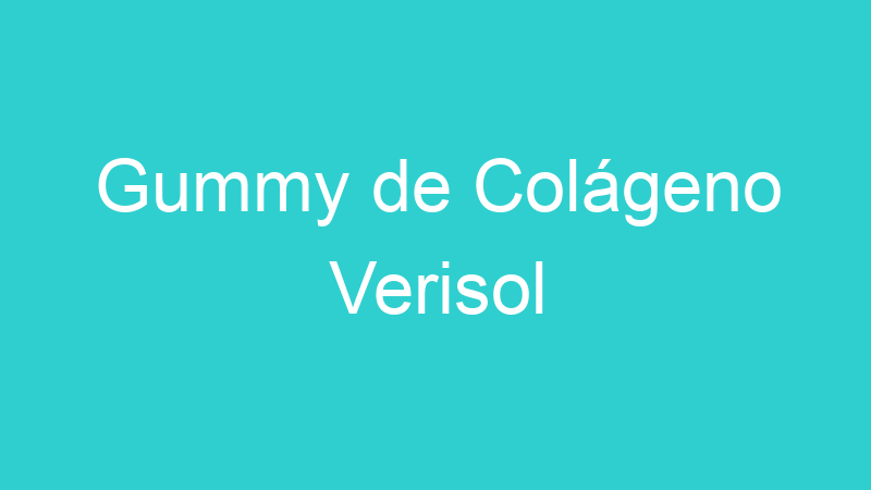 Gummy de Colágeno Verisol