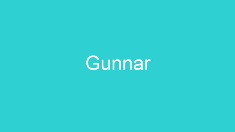 Gunnar