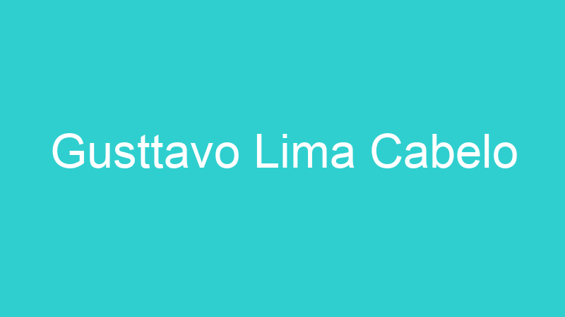 Gusttavo Lima Cabelo