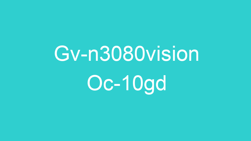Gv-n3080vision Oc-10gd