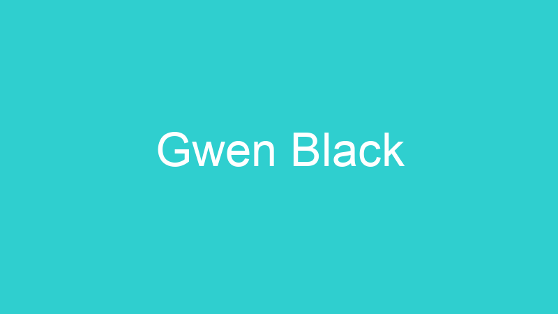 Gwen Black
