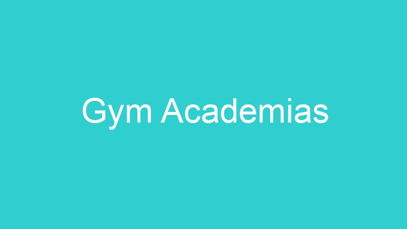Gym Academias