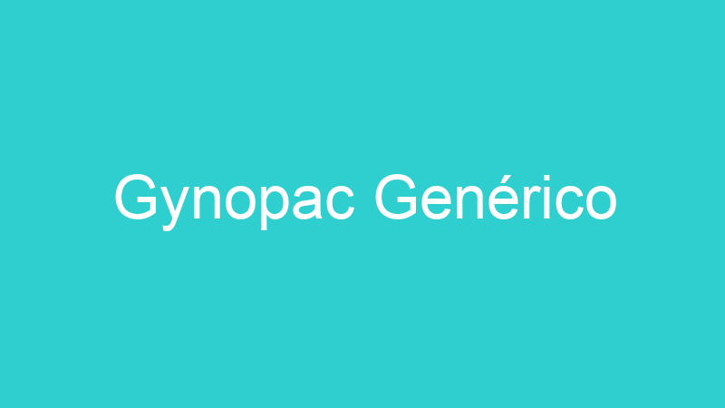 Gynopac Genérico